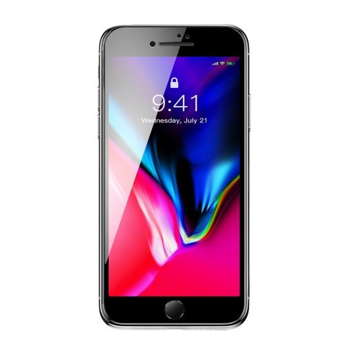 Baseus 2db Privacy 3D Full Screen Tempered Glass iPhone 7/8/SE (2020/2022) 0,23mm, teljes kijelzős edzett üvegfólia, törésálló kerettel, 9H keménységű, fekete