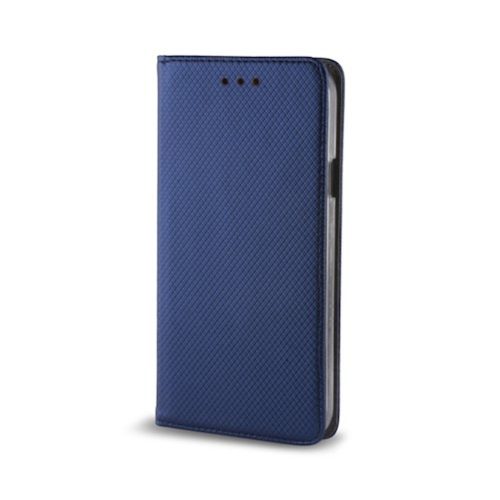 Smart Magnet Xiaomi Redmi Note 12 4G oldalra nyíló tok, sötétkék