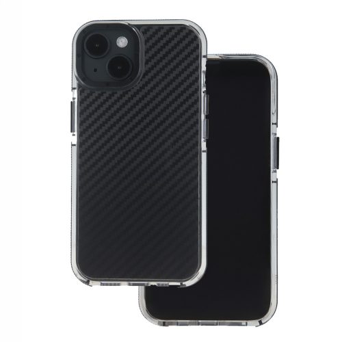 Acrylic Carbon case ütésálló hátlap, tok Xiaomi Redmi Note 13 Pro 5G (global), fekete