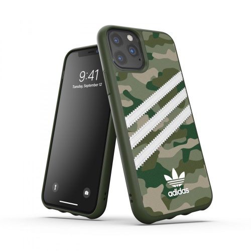 Adidas Originals Camo Samba iPhone 11 Pro hátlap, tok, zöld