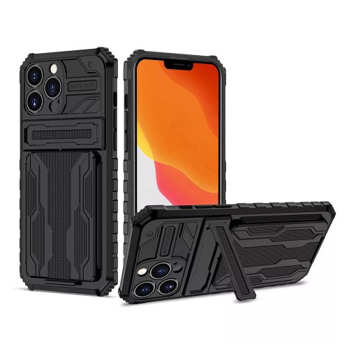 Combo Case Xiaomi Redmi Note 11S 5G/11T 5G/Poco M4 Pro 5G ütésálló hátlap, tok, fekete