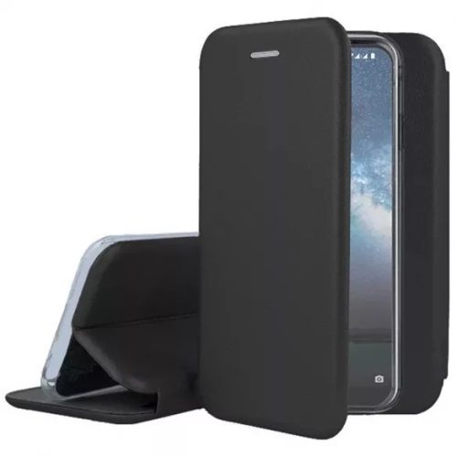 Vennus Elegance Book Case iPhone 11 oldalra nyíló tok, fekete