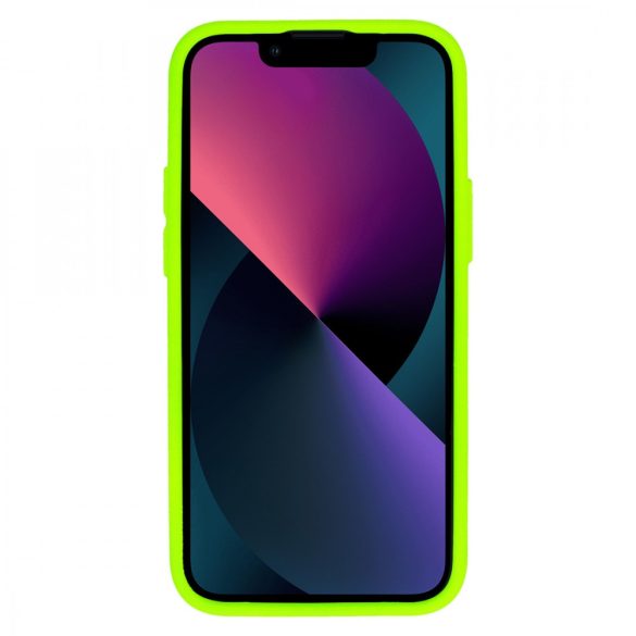 Silicone Camshield Samsung Galaxy A23 4G/5G hátlap, tok, lime, zöld