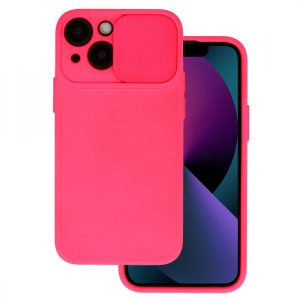 Silicone Camshield Samsung Galaxy A23 4G/5G hátlap, tok, rózsaszín