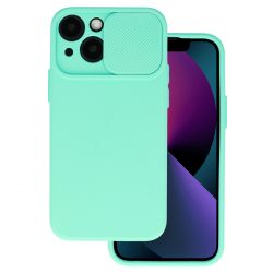   Silicone Camshield Xiaomi Redmi Note 10/10S hátlap, tok, menta zöld