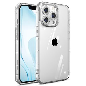 Anti-Shock iPhone 15 Plus ütésálló, szilikon hátlap, tok, átlátszó