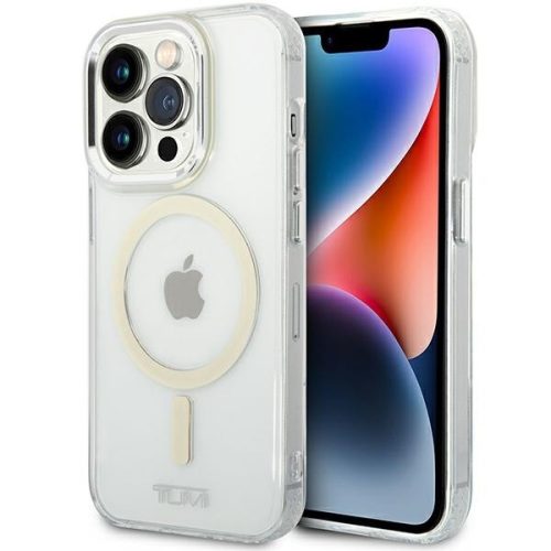 Tumi TUHMP14LUTT iPhone 14 Pro 6.1", MagSafe hátlap, tok, átlátszó