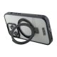 Tumi TUHMP15XSSFC iPhone 15 Pro Max 6.7", Ring Stand Magsafe hátlap, tok, átlátszó