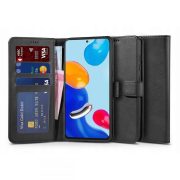   Tech-Protect Wallet 2 Xiaomi Redmi Note 11 4G/Note 11S 4G oldalra nyíló tok, fekete