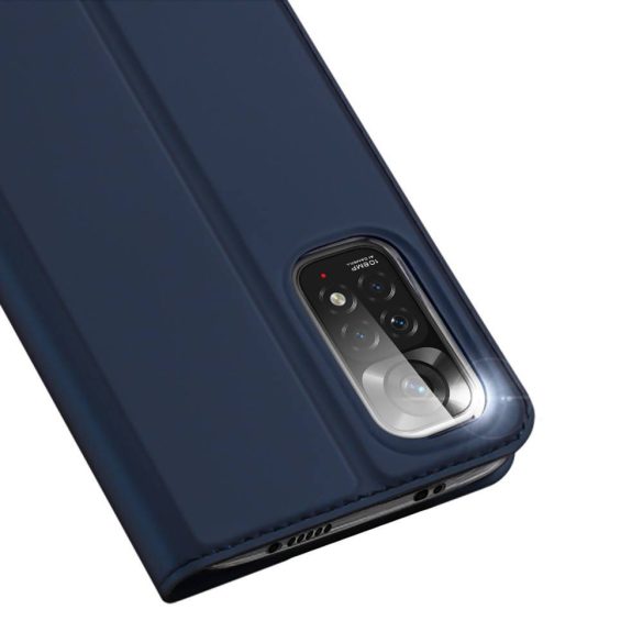 Dux Ducis Skin Pro  Xiaomi Redmi Note 11 4G/Note 11S 4G oldalra nyíló tok, sötétkék