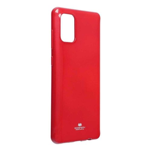 Mercury Goospery Samsung Galaxy A71 Jelly Case hátlap, tok, piros