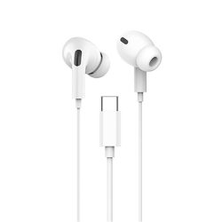   Kaku Shengman KSC-333 vezetékes headset, fülhallgató, USB-C, fehér