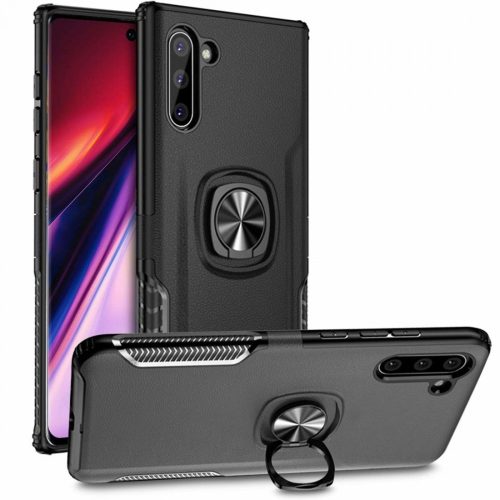 Armor Ring Xiaomi Mi Note 10 ütésálló hátlap, tok, fekete