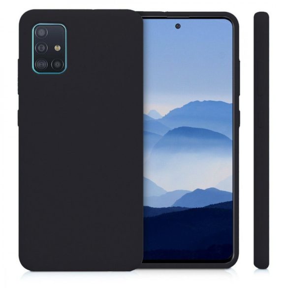 Xiaomi Redmi Note 8T Matt szilikon tok, fekete