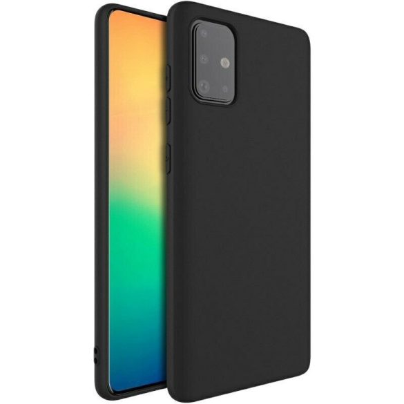 Xiaomi Redmi Note 8T Matt szilikon tok, fekete