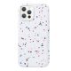 UNIQ Coehl Terrazzo tok iPhone 12/12 Pro 6.1" mintás, fehér