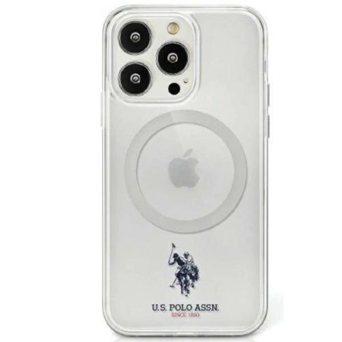 US Polo hátlap, tok USHMP15SUCIT iPhone 15 6.1" MagSafe Collection, átlátszó