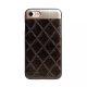 Uunique iPhone 7/8 Classic Bronze Quilted Hard Shell hátlap, tok, barna