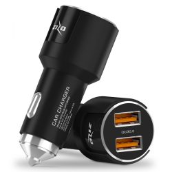   Zizo F5 Dual univerzális autós töltő, dual-usb, 3,0A, fekete