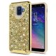 Zizo Full Diamond Hybrid Samsung Galaxy A6 (2018) hátlap, tok, arany