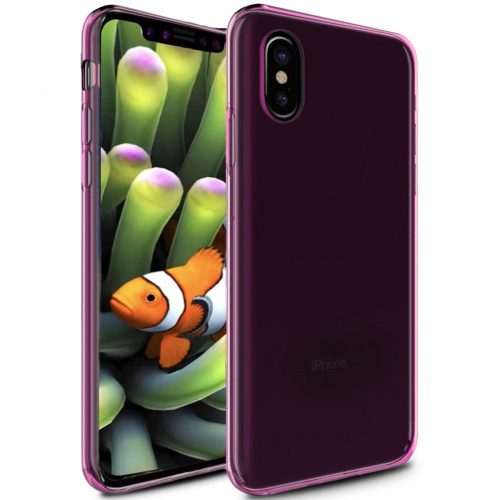 Zizo iPhone X/Xs TPU szilikon hátlap, tok, rózsaszín