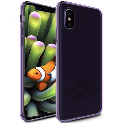 Zizo iPhone X/Xs TPU szilikon hátlap, tok, lila