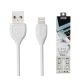 Remax USB Cable 2in1 Micro-USB és lightning kábel, 2 méter, fehér