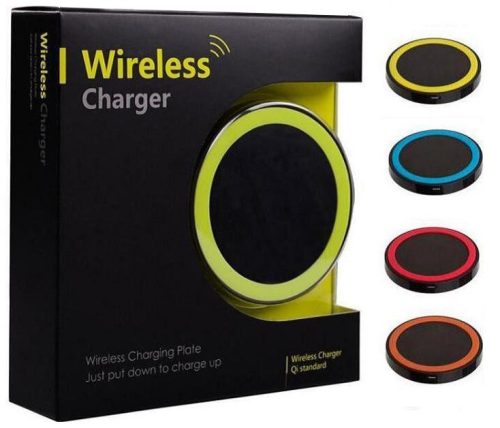 Wireless Induction Charger Vezeték nélküli töltő, fekete-barna