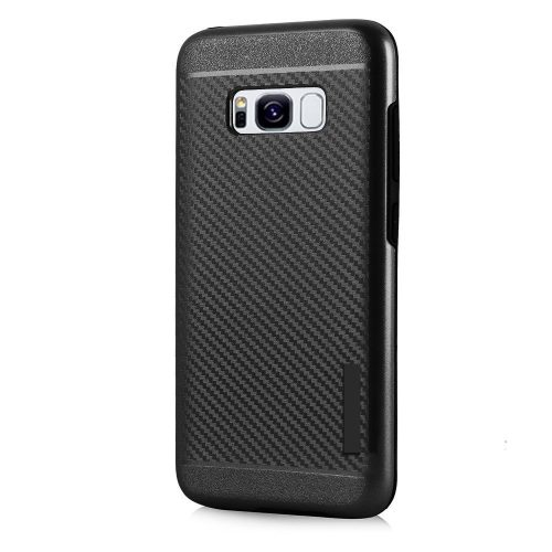 Carbon Slim Samsung Galaxy S8 Plus Armor Hybrid Rugged hátlap, tok, fekete