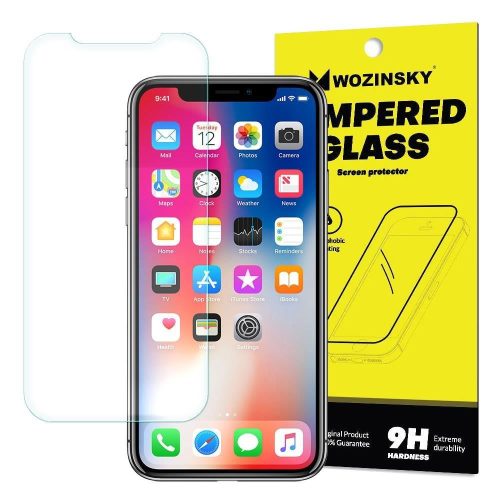 Wozinsky Huawei Y7 Prime (2018)/Y7 (2018) kijelzővédő edzett üvegfólia (tempered glass) 9H keménységű (nem teljes kijelzős 2D sík üvegfólia), átlátszó