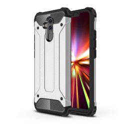   Hybrid Armor Tough Rugged Huawei Mate 20 Lite Hybrid Armor ütésálló hátlap, tok, ezüst